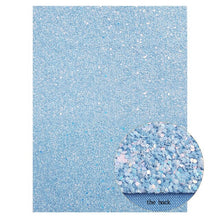 Charger l'image dans la galerie, 22*30cm Chunky Glitter Fabric Soft Synthetic Leather Shiny Bow Materials DIY Earring Bags Accessories A4 Hairbow Decoration