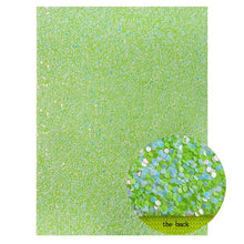 Charger l'image dans la galerie, 22*30cm Chunky Glitter Fabric Soft Synthetic Leather Shiny Bow Materials DIY Earring Bags Accessories A4 Hairbow Decoration