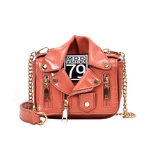 Load image into Gallery viewer, DIHOPE Famous Brand Designer Handbag European Style Motorcycle Bags Luxury Jacket Shape Shoulder Messenger Bags PU Leather