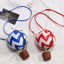 Załaduj obraz do przeglądarki galerii, Creative Novelty New Design Women Girl Cute Hot Air Balloon Shape PU Handbag Shoulder Messenger Crossbody Bag Satchel Tote Purse