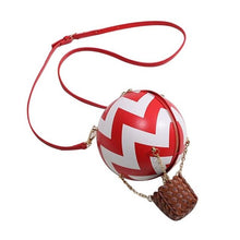 Załaduj obraz do przeglądarki galerii, Creative Novelty New Design Women Girl Cute Hot Air Balloon Shape PU Handbag Shoulder Messenger Crossbody Bag Satchel Tote Purse