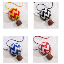 Załaduj obraz do przeglądarki galerii, Creative Novelty New Design Women Girl Cute Hot Air Balloon Shape PU Handbag Shoulder Messenger Crossbody Bag Satchel Tote Purse