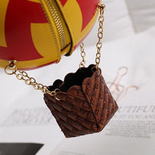 Załaduj obraz do przeglądarki galerii, Creative Novelty New Design Women Girl Cute Hot Air Balloon Shape PU Handbag Shoulder Messenger Crossbody Bag Satchel Tote Purse