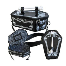 Cargar imagen en el visor de la galería, PU Harajuku Skull / Bat Handbag Shoulder Bag