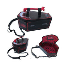 Cargar imagen en el visor de la galería, PU Harajuku Skull / Bat Handbag Shoulder Bag