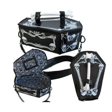 Cargar imagen en el visor de la galería, PU Harajuku Skull / Bat Handbag Shoulder Bag