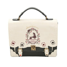 Load image into Gallery viewer, Alice In Wonderland Shoulder Bags Axes Japan Bag Lolita Vintage Student Schoolbag Playing Cards Silhouette Handbag Leather Bag