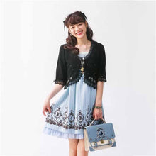 Load image into Gallery viewer, Alice In Wonderland Shoulder Bags Axes Japan Bag Lolita Vintage Student Schoolbag Playing Cards Silhouette Handbag Leather Bag