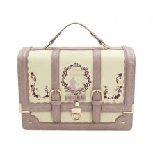 Load image into Gallery viewer, Alice Lolita Leather Creative Fashion Anime Printed Lady Girls Cartoon Embroidered Bow Shoulder Crossbody Messenger Bag Handbag