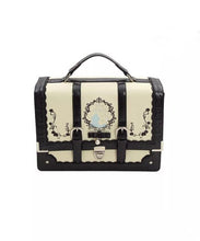 Load image into Gallery viewer, Alice Lolita Leather Creative Fashion Anime Printed Lady Girls Cartoon Embroidered Bow Shoulder Crossbody Messenger Bag Handbag