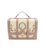 Load image into Gallery viewer, Alice Lolita Leather Creative Fashion Anime Printed Lady Girls Cartoon Embroidered Bow Shoulder Crossbody Messenger Bag Handbag