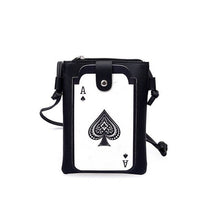 Charger l'image dans la galerie, Women Chain Shoulder Crossbody Bag New Funny Poker Card Leisure Fashion Letters Trendy Handbags for Female Bolsa Feminina Flaps