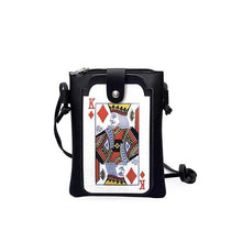 Charger l'image dans la galerie, Women Chain Shoulder Crossbody Bag New Funny Poker Card Leisure Fashion Letters Trendy Handbags for Female Bolsa Feminina Flaps