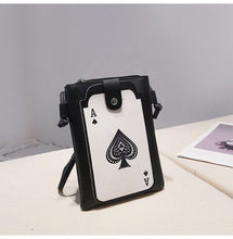 Charger l'image dans la galerie, Women Chain Shoulder Crossbody Bag New Funny Poker Card Leisure Fashion Letters Trendy Handbags for Female Bolsa Feminina Flaps
