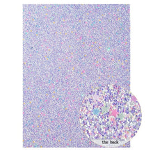 Charger l'image dans la galerie, 22*30cm Chunky Glitter Fabric Soft Synthetic Leather Shiny Bow Materials DIY Earring Bags Accessories A4 Hairbow Decoration