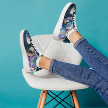 Załaduj obraz do przeglądarki galerii, Cosmic Dark Wolf Trainers Summer Galaxy Nebula Moon Christmas UK 3 4 5 6 7 8 9 10 11 Shoe Sneakers Gift