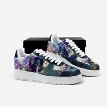 Załaduj obraz do przeglądarki galerii, Cosmic Dark Wolf Trainers Summer Galaxy Nebula Moon Christmas UK 3 4 5 6 7 8 9 10 11 Shoe Sneakers Gift