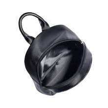 Load image into Gallery viewer, Nevermore Black Grey Edgar Allan Poe Raven Backpack Wednesday Addams