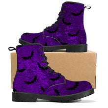 Cargar imagen en el visor de la galería, Dark Purple Bat Boots
