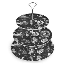 Załaduj obraz do przeglądarki galerii, 3 Tier Cake stand Gothic Alice
