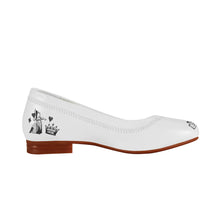 Load image into Gallery viewer, Alice White Wedding Flats
