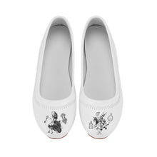Load image into Gallery viewer, Alice White Wedding Flats
