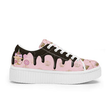 Charger l&#39;image dans la galerie, Pink Personalized Chocolate Drip Cake Trainers
