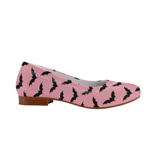 Załaduj obraz do przeglądarki galerii, Pink &amp; Black Bat Flats
