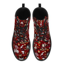 Załaduj obraz do przeglądarki galerii, Tyrannical Red Alice in Wonderland Boots
