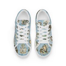Załaduj obraz do przeglądarki galerii, Classic Blue Alice in Wonderland Trainers
