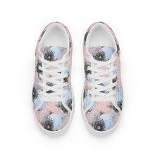 Cargar imagen en el visor de la galería, Pastel Pink &amp; Baby Blue Floral Trainers
