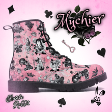 Load image into Gallery viewer, Muchier Alice in Wonderland Pink Boots
