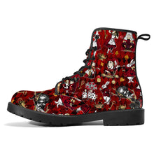 Load image into Gallery viewer, Tyrannical Red Alice in Wonderland Boots
