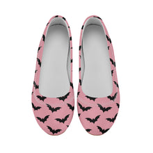 Załaduj obraz do przeglądarki galerii, Pink &amp; Black Bat Flats
