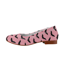 Załaduj obraz do przeglądarki galerii, Pink &amp; Black Bat Flats
