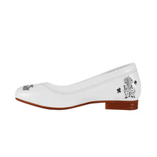 Load image into Gallery viewer, Alice White Wedding Flats

