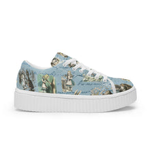 Załaduj obraz do przeglądarki galerii, Classic Blue Alice in Wonderland Trainers

