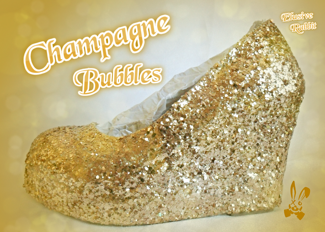 Champagne Gold Bridal Chunky Glitter Wedding Custom Personalized Women Peep Toe Glitter Shoe High Heel Stiletto Thin Size 3 4 5 6 7 8 Sand