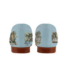 Load image into Gallery viewer, Vintage Alice in Wonderland Flats Blue
