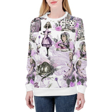 Cargar imagen en el visor de la galería, Alice in Wonderland Lilac Purple Sweater Jumper
