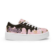Charger l&#39;image dans la galerie, Pink Personalized Chocolate Drip Cake Trainers

