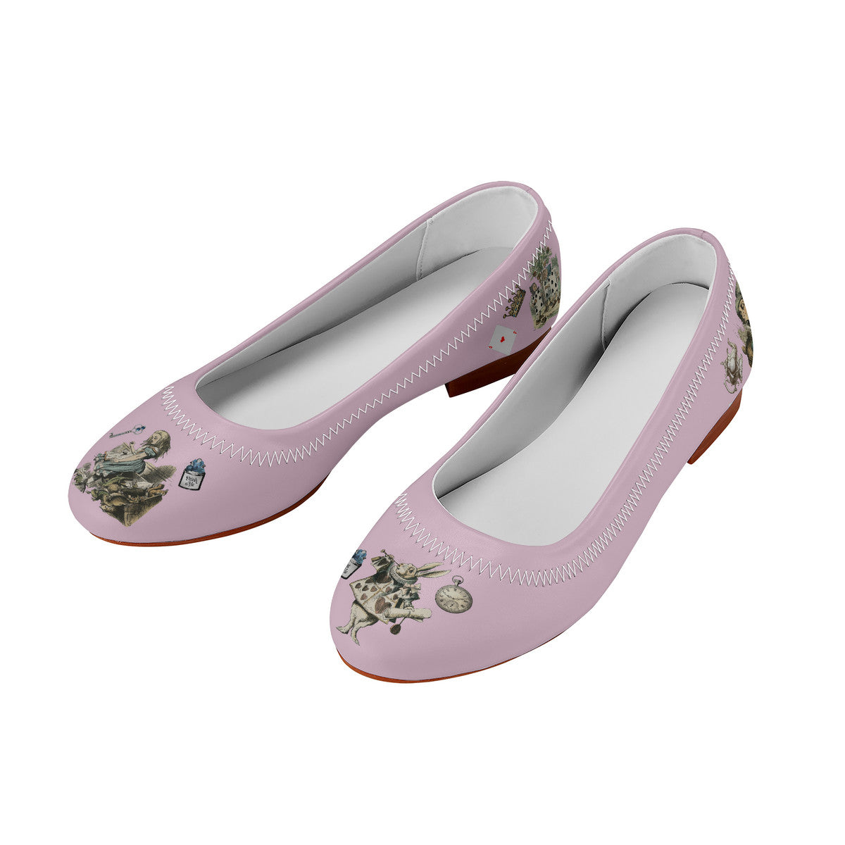 Baby pink sales flat shoes