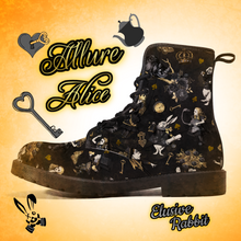 Carica l&#39;immagine nel visualizzatore di Gallery, Allure Pattern Alice in Wonderland Boots
