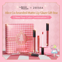 Cargar imagen en el visor de la galería, ZEESEA Alice Velvet Matte Lip Glaze Long Lasting Moisturizer 4 Stick Gift Box
