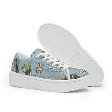 Load image into Gallery viewer, Classic Blue Alice in Wonderland Trainers
