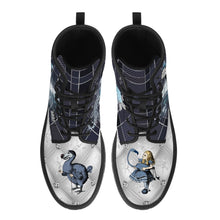 Carica l&#39;immagine nel visualizzatore di Gallery, Winter Wonderland Tartan Blue Alice Boots
