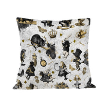 Load image into Gallery viewer, Curiouser Alice in Wonderland Pillow Cushion
