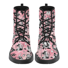 Load image into Gallery viewer, Muchier Alice in Wonderland Pink Boots
