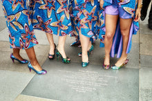 Cargar imagen en el visor de la galería, Cupcake Blue Pink Scales Mermaid Reversible Sequin Fabric Heels Custom Personalized Shoe High Stiletto Size 3 4 5 6 7 8 Platform Party Pride
