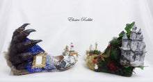 Charger l&#39;image dans la galerie, 1740 La Belle et la Bête Heels English translation: Beauty and the Beast Wedding Bridal Custom Hand Sculpt Shoe Size 3 4 5 6 7 8  High Wedge
